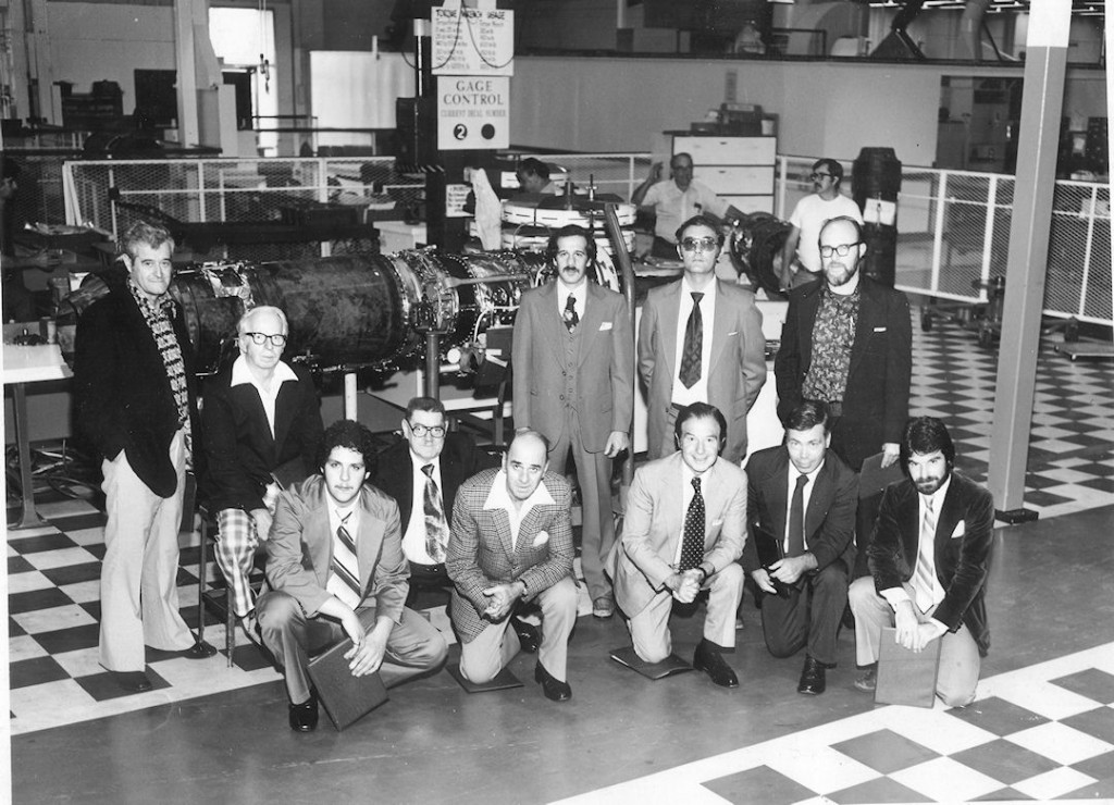 Al Struzziero, front row third from right, and his son, Bob front row far right