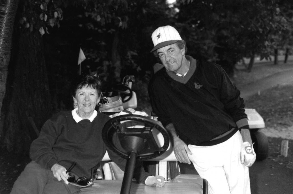 Louis J. Panakio and his late wife, Marcia enjoyed golfing together. They were married for 53 years.