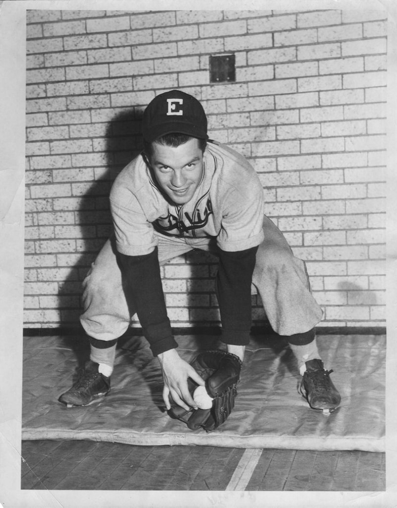 John in baseball uniform